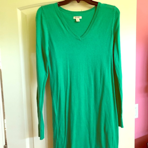 Old Navy Dresses & Skirts - Green sweater dress from Old Navy! Old Navy Dresses & Skirts - Green sweater dress from Old Navy!
